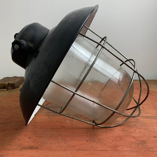 Industrielle schwarze Fabrik Hängelampe