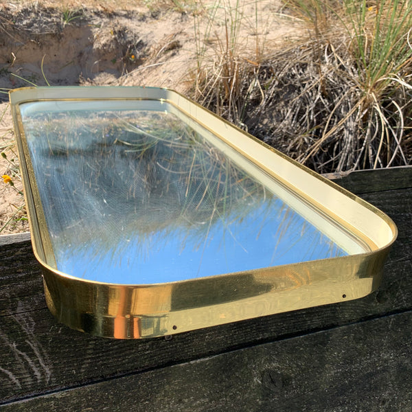 Hochwertiger Vintage Mid Century Wandspiegel