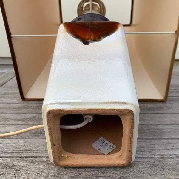 Keramik Tischlampe von Kaiser Leuchten