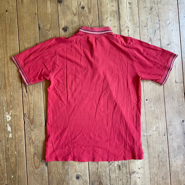 Nike Poloshirt Vintage in Rot