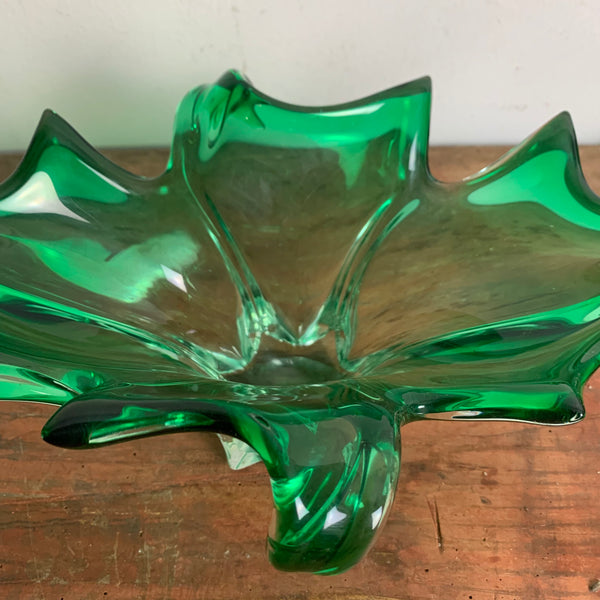 Grüne Murano Schale