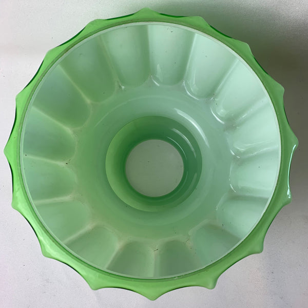 Vintage Lampenschirm von Peill und Putzler grün