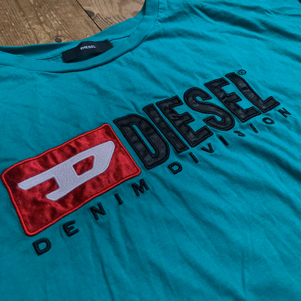Vintage Diesel T-Shirt in türkise