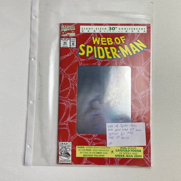 Marvel Comics Web of Spider-Man #90 No 1