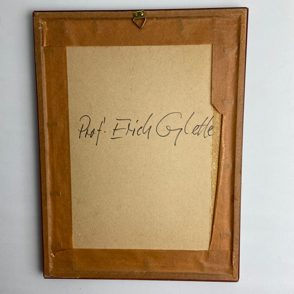 Tuschezeichnung von Erich Glette