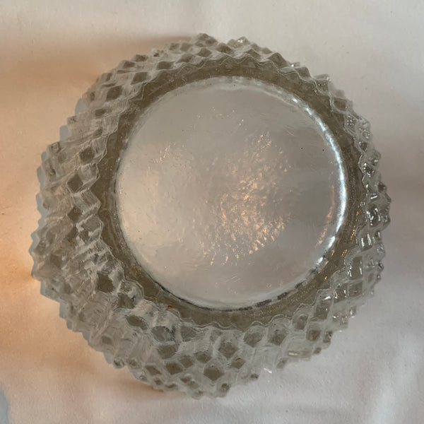Finnische Glasschale von Tauno Wirkkala für Humppila