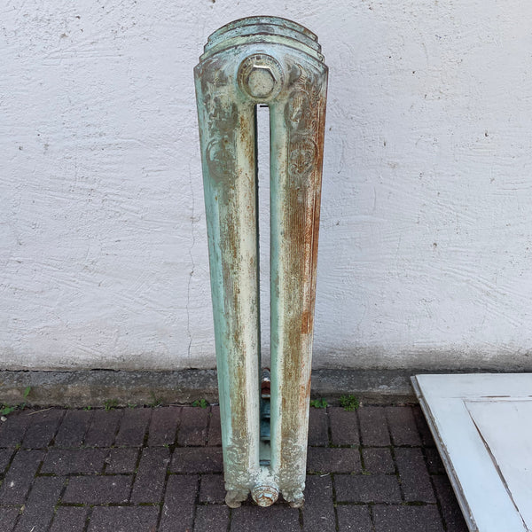 Antiker Jugendstil Heizkörper mit 4 Rippen
