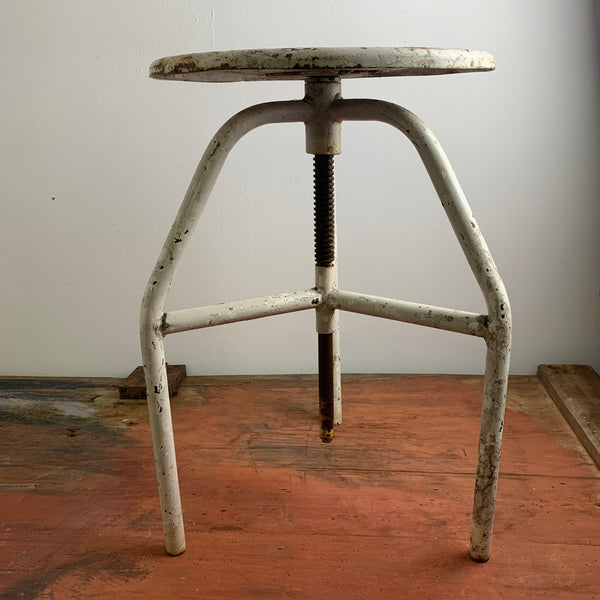 Industrieller Eisen Drehhocker