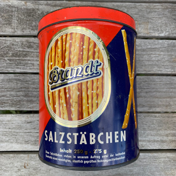 Vintage Blechdose Brandt Salzstäbchen