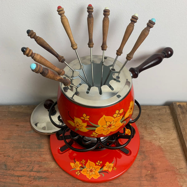 Vintage Fondue Set