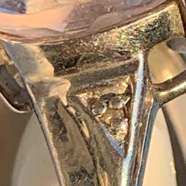 Sterling Silber Ring mit Lavendel Amethyst