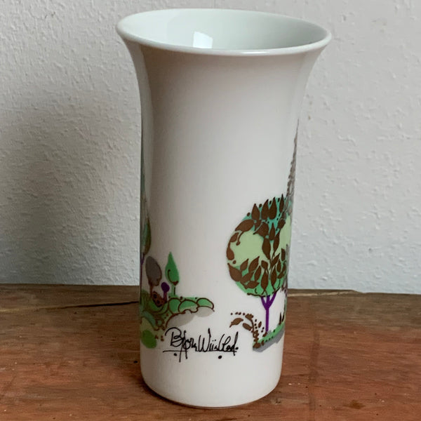 Rosenthal Studio Linie Vase mit Lautenspieler von Björn Wiinblad