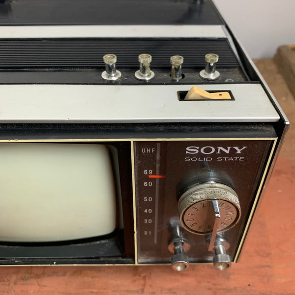 Vintage Fernseher Solid State von Sony