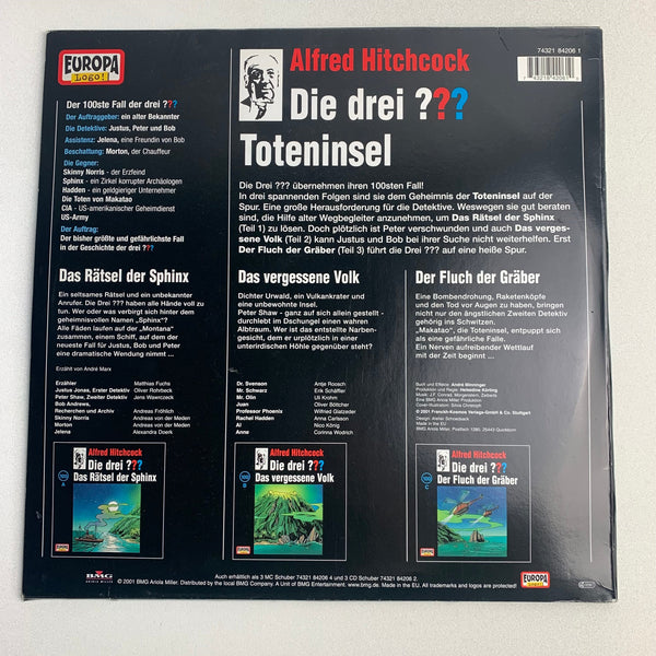 3 LP Alfred Hitchcock Die drei ??? Toteninsel