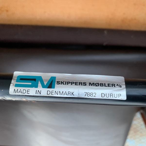 Vintage dänischer Teakholz Sessel von Skippers Mobler