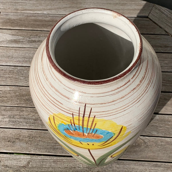 Vintage Mid Century Keramik Vase von Jasba 106-35