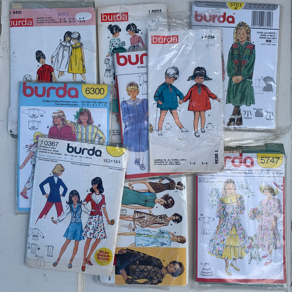 Vintage Konvolut Burda Schnittmuster