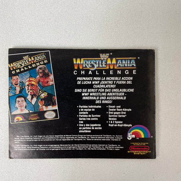 WWF Superstars / Spiel und Anleitung Nintendo Game Boy