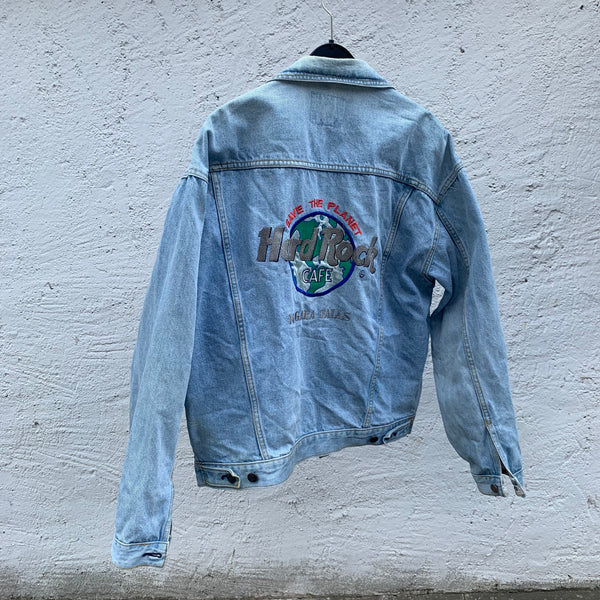 Vintage Jeans Jacke Hard Rock Café Niagara Falls