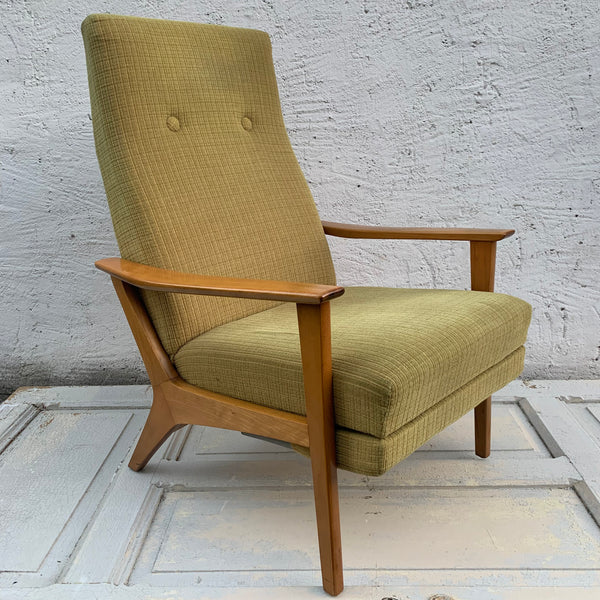 Skandinavischer vintage Lounge Sessel mit Liegefunktion