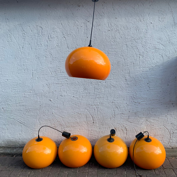 Vintage orangene Hängelampe