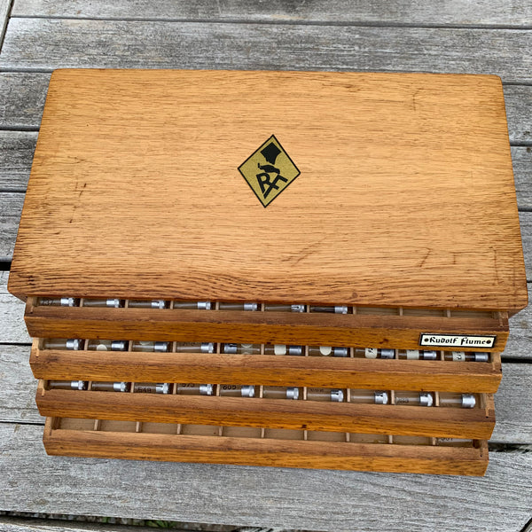 Antike Uhrmacher Funituren Box Rudolf Flume
