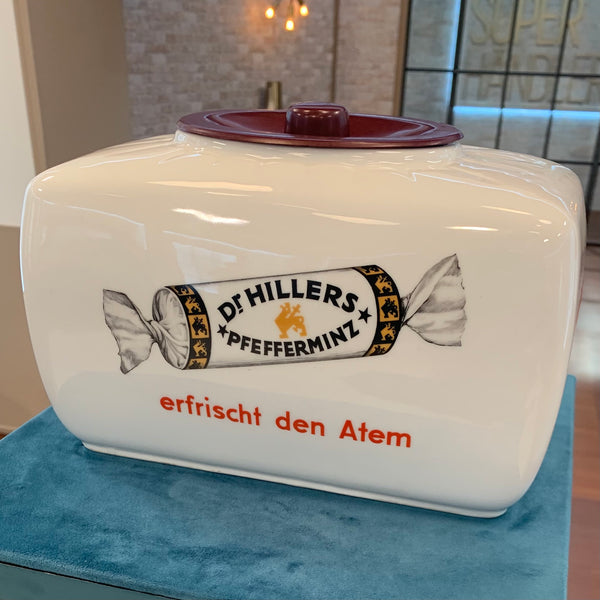 Porzellandose von Dr. Hillers Pfefferminz